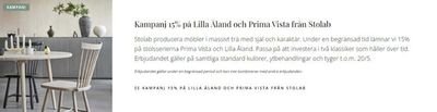Vålamagasinet-katalog i Uppsala | Kampanj 15% på Lilla Åland och Prima Vista från Stolab | 2024-05-09 - 2024-05-20