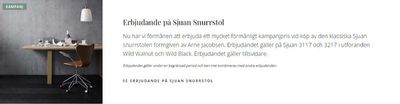 Vålamagasinet-katalog i Uppsala | Erbjudande på Sjuan Snurrstol | 2024-05-09 - 2024-05-16