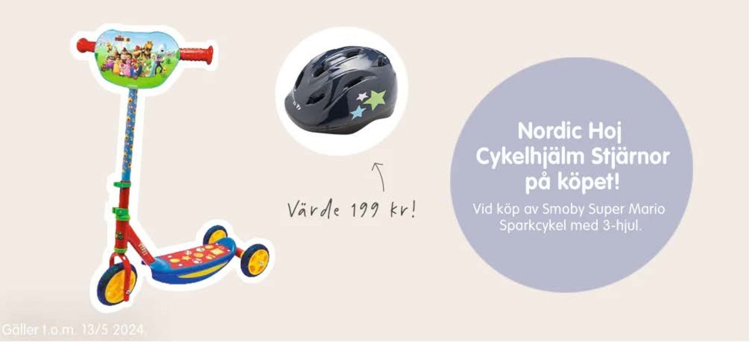 Babyland-katalog | Nordic Hoj Cykelhjälm Stjärnor på köpet! | 2024-05-10 - 2024-05-28
