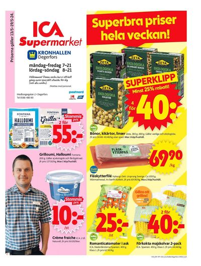 ICA Supermarket-katalog i Kristinehamn | ICA Supermarket Erbjudanden | 2024-05-13 - 2024-05-19