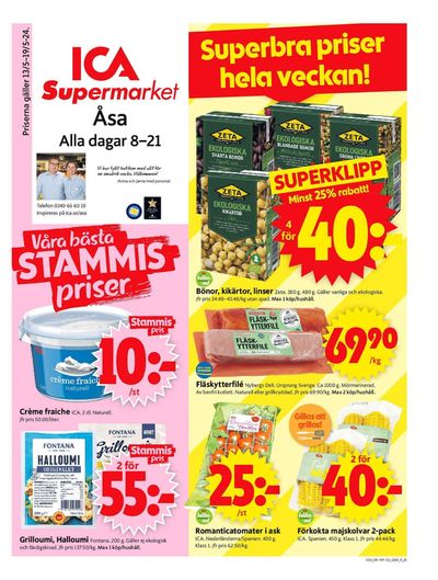 ICA Supermarket-katalog i Gällinge | ICA Supermarket Erbjudanden | 2024-05-13 - 2024-05-19