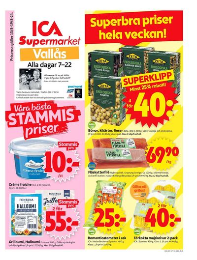 ICA Supermarket-katalog i Fyllinge | ICA Supermarket Erbjudanden | 2024-05-13 - 2024-05-19