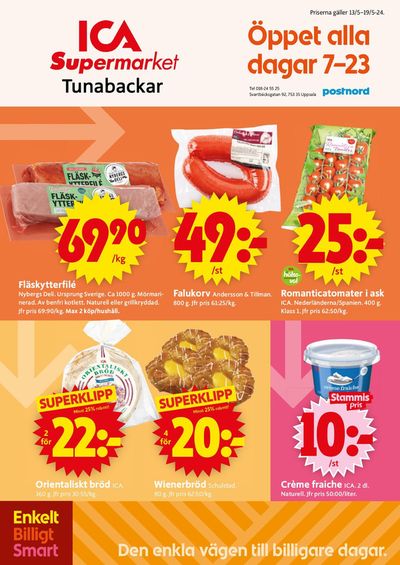 ICA Supermarket-katalog i Skäggesta | ICA Supermarket Erbjudanden | 2024-05-13 - 2024-05-19