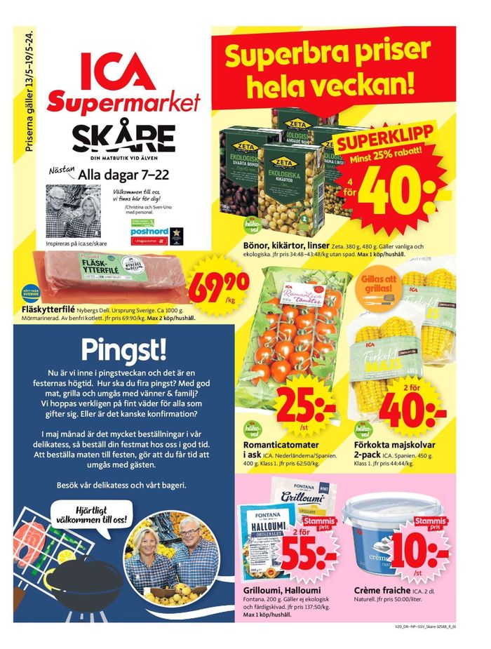 ICA Supermarket-katalog i Karlstad | ICA Supermarket Erbjudanden | 2024-05-13 - 2024-05-19