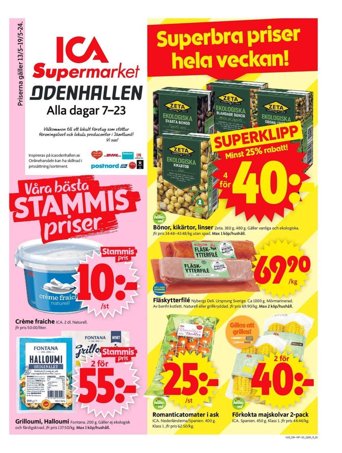 ICA Supermarket-katalog i Östersund | ICA Supermarket Erbjudanden | 2024-05-13 - 2024-05-19