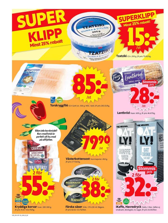 ICA Supermarket-katalog i Mullsjö (Jönköping) | ICA Supermarket Erbjudanden | 2024-05-13 - 2024-05-19