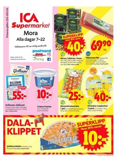 ICA Supermarket-katalog i Vattnäs | ICA Supermarket Erbjudanden | 2024-05-13 - 2024-05-19