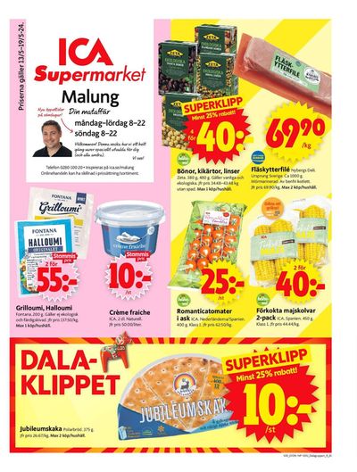 ICA Supermarket-katalog i Malungsfors | ICA Supermarket Erbjudanden | 2024-05-13 - 2024-05-19