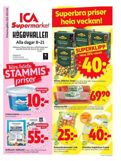 ICA Supermarket-katalog i Havdhem | ICA Supermarket Erbjudanden | 2024-05-13 - 2024-05-19