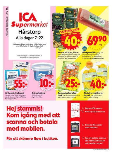 ICA Supermarket-katalog i Ljusfallshammar | ICA Supermarket Erbjudanden | 2024-05-13 - 2024-05-19