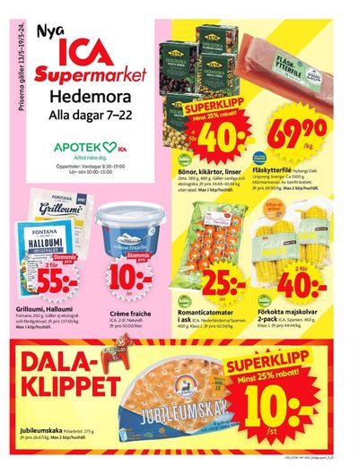 ICA Supermarket-katalog i Husby (Dalarna) | ICA Supermarket Erbjudanden | 2024-05-13 - 2024-05-19