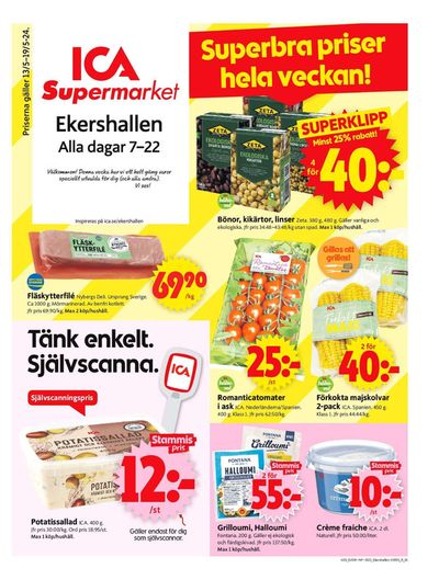 ICA Supermarket-katalog i Örebro | ICA Supermarket Erbjudanden | 2024-05-13 - 2024-05-19