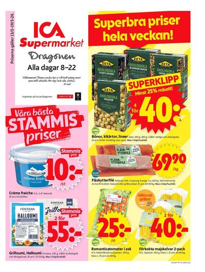 ICA Supermarket-katalog i Ensta (Stockholm) | ICA Supermarket Erbjudanden | 2024-05-13 - 2024-05-19