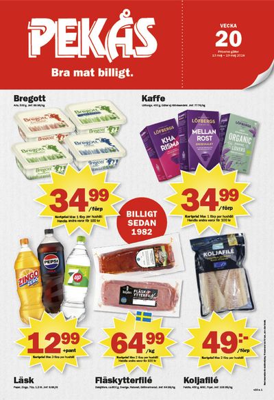 Erbjudanden av Matbutiker i Karlstad | Pekås Veckans kampanjblad de Pekås | 2024-05-13 - 2024-05-27