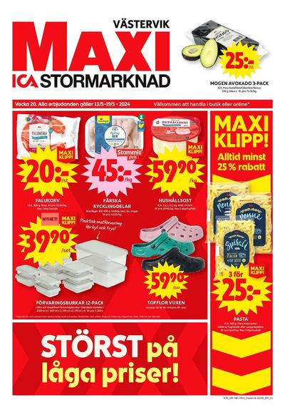 ICA Maxi-katalog i Hjorted | ICA Maxi Erbjudanden | 2024-05-13 - 2024-05-19