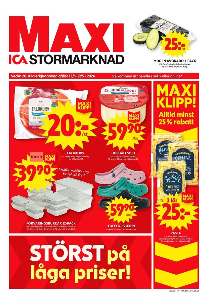 ICA Maxi-katalog i Umeå | ICA Maxi Erbjudanden | 2024-05-13 - 2024-05-19