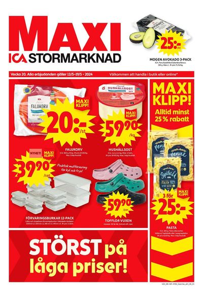 ICA Maxi-katalog i Östanbyn | ICA Maxi Erbjudanden | 2024-05-13 - 2024-05-19