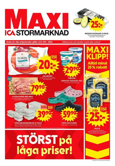 ICA Maxi-katalog i Kärna | ICA Maxi Erbjudanden | 2024-05-13 - 2024-05-19