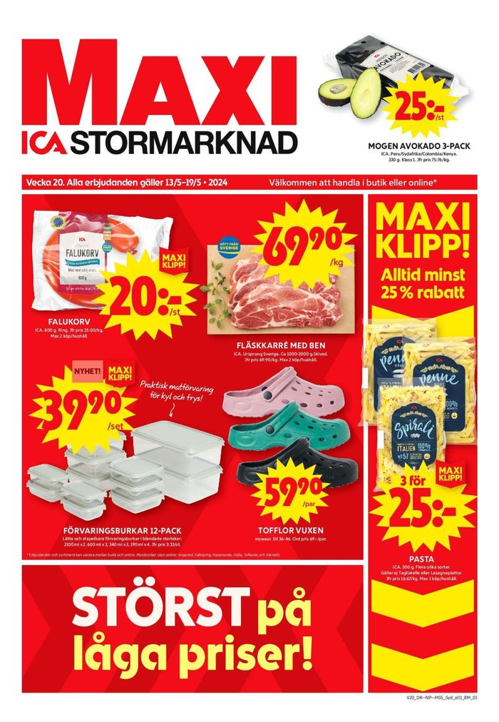 ICA Maxi-katalog i Helsingborg | ICA Maxi Erbjudanden | 2024-05-13 - 2024-05-19