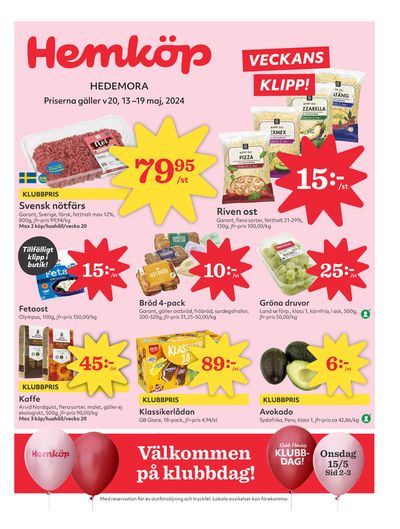 Hemköp-katalog i Husby (Dalarna) | Hemköp Erbjudanden | 2024-05-13 - 2024-05-19