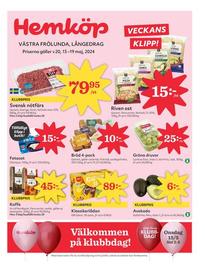 Erbjudanden av Matbutiker i Brännö | Hemköp Erbjudanden de Hemköp | 2024-05-13 - 2024-05-19