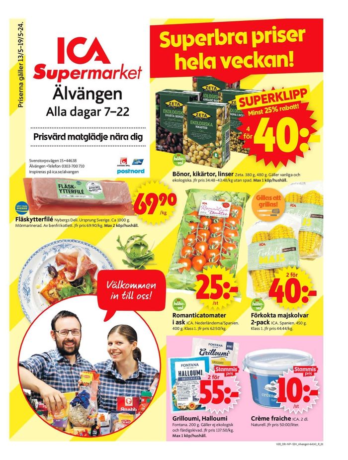 ICA Supermarket-katalog i Älvängen | ICA Supermarket Erbjudanden | 2024-05-13 - 2024-05-19