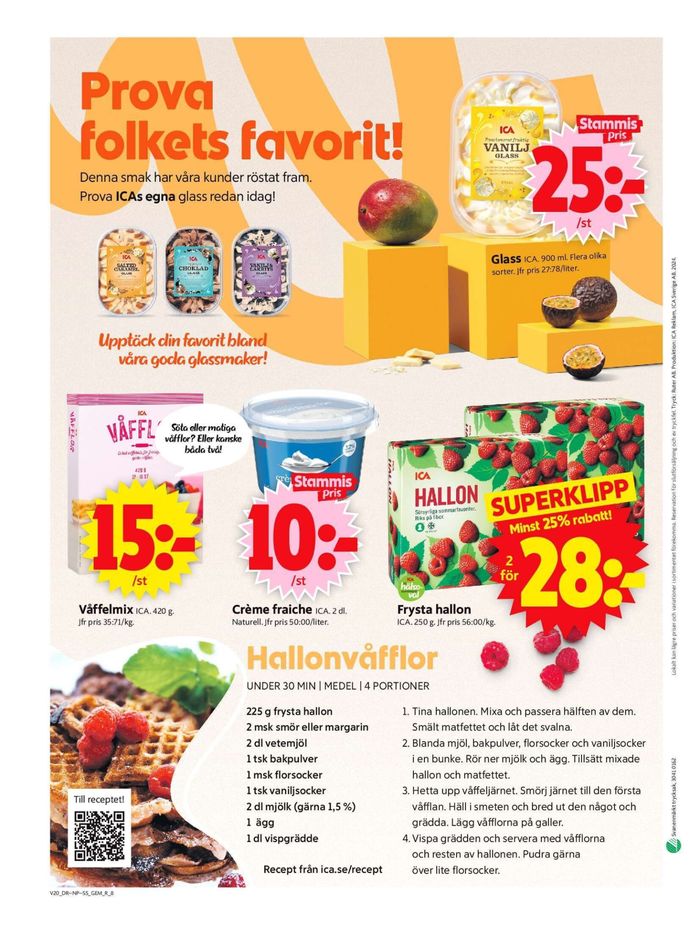 ICA Supermarket-katalog i Vargön | ICA Supermarket Erbjudanden | 2024-05-13 - 2024-05-19