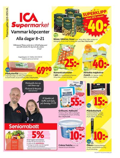 ICA Supermarket-katalog i Ringarum | ICA Supermarket Erbjudanden | 2024-05-13 - 2024-05-19