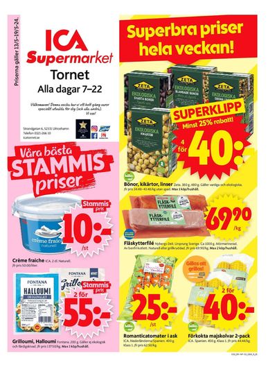 ICA Supermarket-katalog i Hökerum | ICA Supermarket Erbjudanden | 2024-05-13 - 2024-05-19