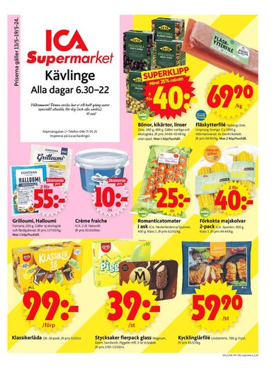 ICA Supermarket-katalog i Svalöv | ICA Supermarket Erbjudanden | 2024-05-13 - 2024-05-19