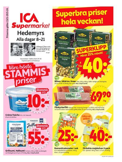 ICA Supermarket-katalog i Tanum | ICA Supermarket Erbjudanden | 2024-05-13 - 2024-05-19