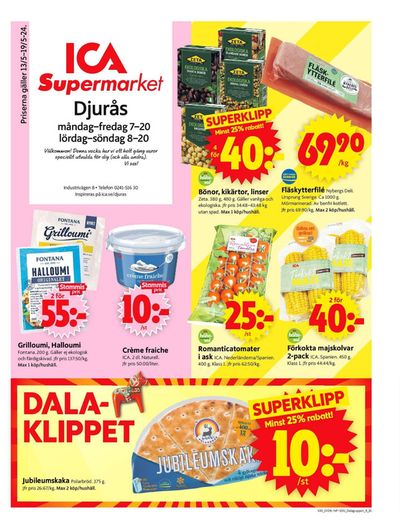 ICA Supermarket-katalog i Björbo | ICA Supermarket Erbjudanden | 2024-05-13 - 2024-05-19