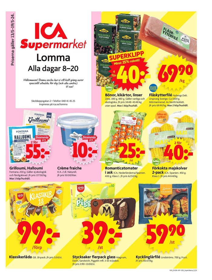 ICA Supermarket-katalog | ICA Supermarket Erbjudanden | 2024-05-13 - 2024-05-19