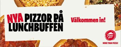 Erbjudanden av Restauranger och Kaféer i Malmö | Nya pizzor på lunchbuffen ! de Pizza Hut | 2024-05-15 - 2024-05-31