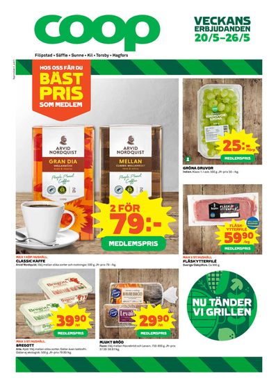 Erbjudanden av Matbutiker i Hällefors | Coop Extra reklamblad de Coop Extra | 2024-05-20 - 2024-05-26