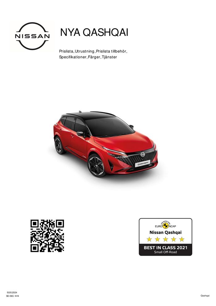 Nissan-katalog i Karlstad | Nya Nissan Qashqai | 2024-05-16 - 2025-05-16
