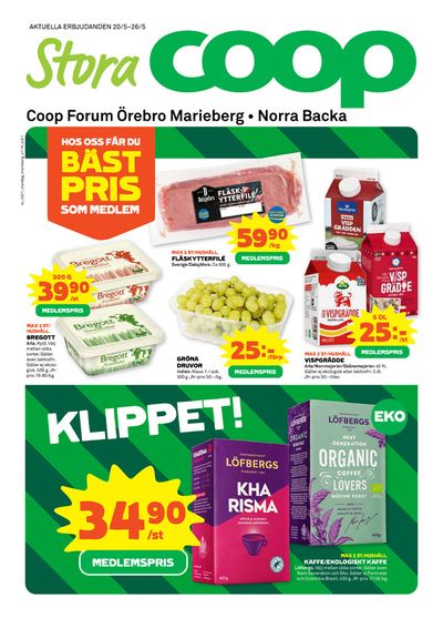 Coop Forum-katalog i Östansjö (Örebro) | Coop Forum reklamblad | 2024-05-20 - 2024-05-26