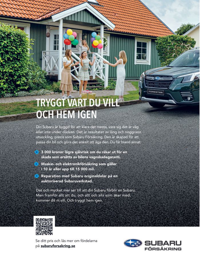 Subaru-katalog i Örnsköldsvik | Subaru tidskrift | 2024-05-16 - 2025-05-16
