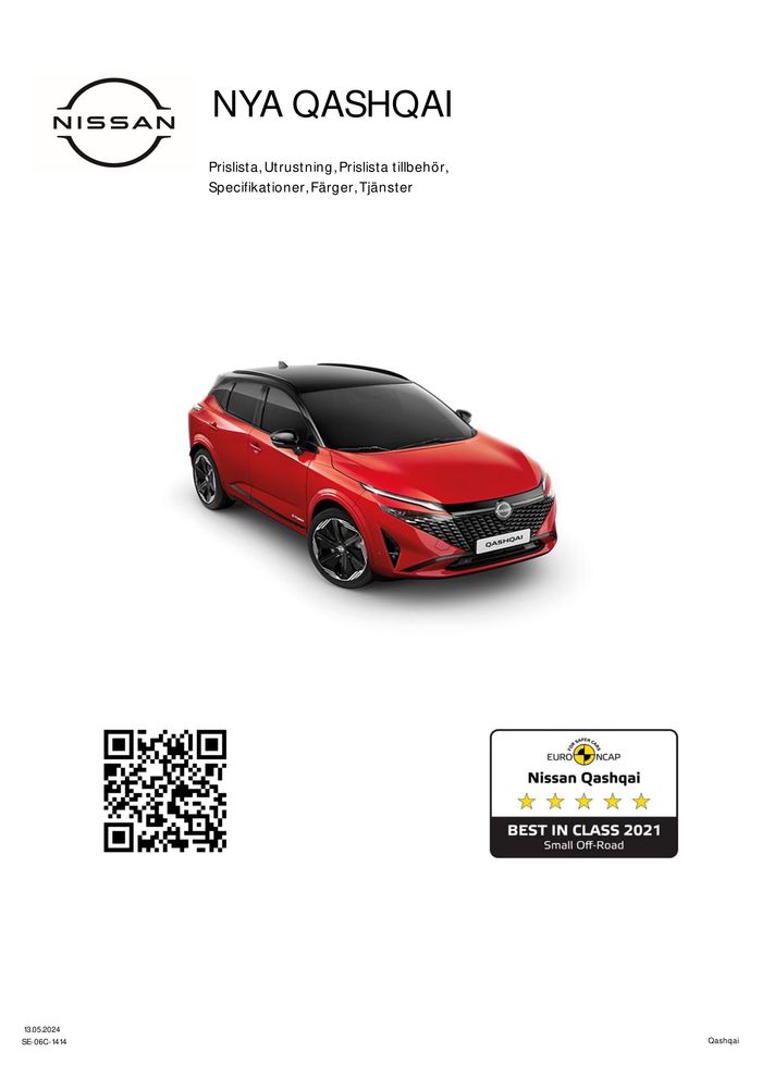 Nissan-katalog i Örnsköldsvik | Nya Nissan Qashqai | 2024-05-18 - 2025-05-18