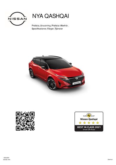 Erbjudanden av Bilar och Motor i Västerhaninge | Nya Nissan Qashqai de Nissan | 2024-05-18 - 2025-05-18