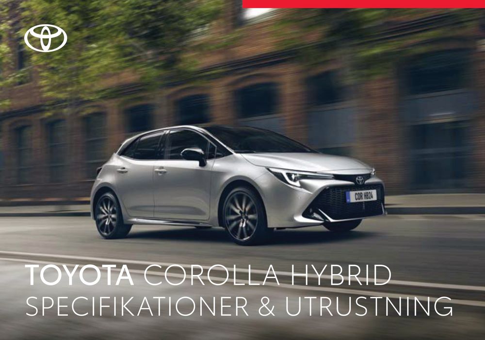 Toyota-katalog | Toyota Corolla Hybrid | 2024-05-18 - 2025-05-18