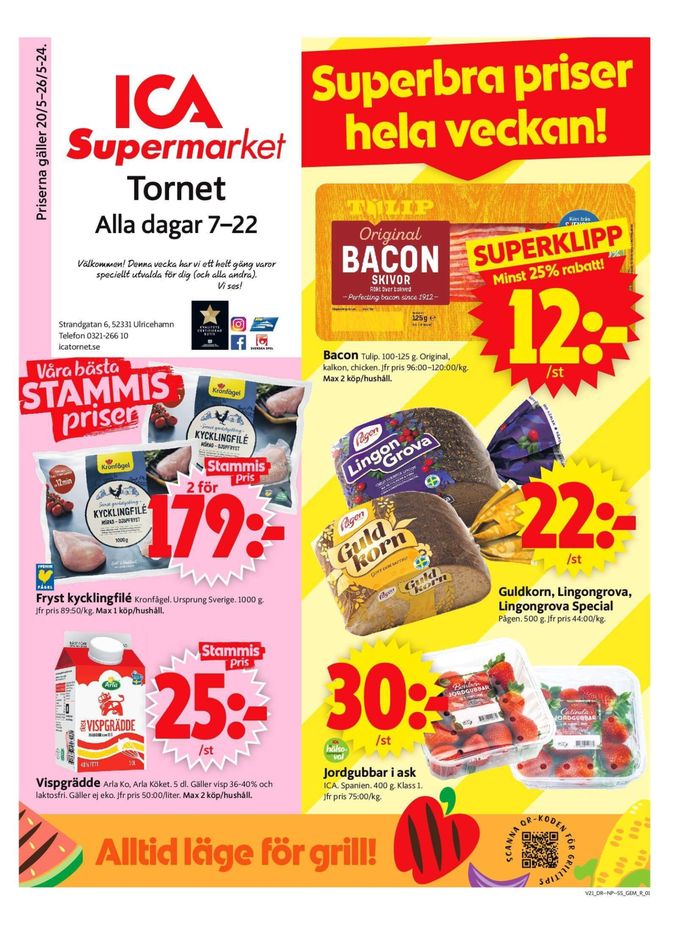 ICA Supermarket-katalog i Ulricehamn | ICA Supermarket Erbjudanden | 2024-05-20 - 2024-05-26