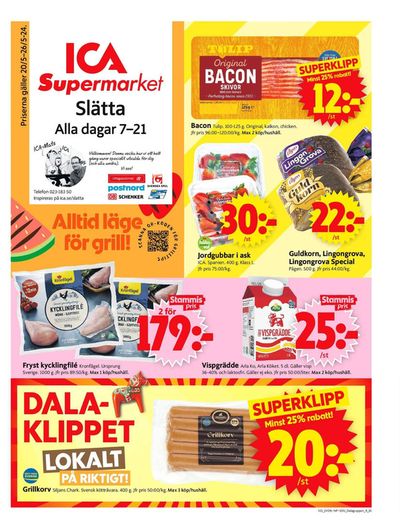 ICA Supermarket-katalog i Bjursås | ICA Supermarket Erbjudanden | 2024-05-20 - 2024-05-26
