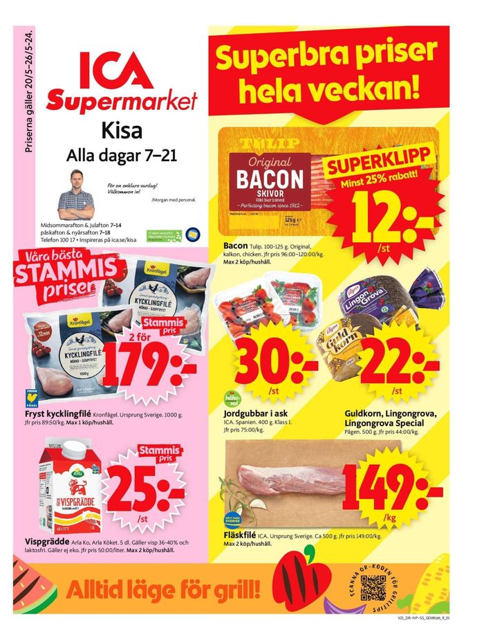 ICA Supermarket-katalog i Kisa | ICA Supermarket Erbjudanden | 2024-05-20 - 2024-05-26