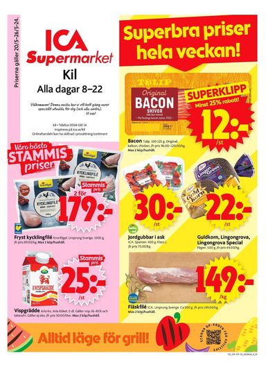 ICA Supermarket-katalog i Edsvalla | ICA Supermarket Erbjudanden | 2024-05-20 - 2024-05-26