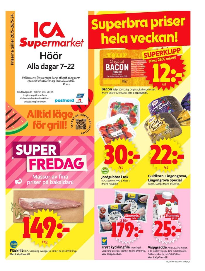 ICA Supermarket-katalog i Höör | ICA Supermarket Erbjudanden | 2024-05-20 - 2024-05-26