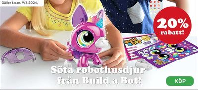 Erbjudanden av Leksaker och Barn i Skellefteå | 20% rabatt! Söta robothusdjur från Build a Bot! de Stor & Liten | 2024-05-30 - 2024-06-09