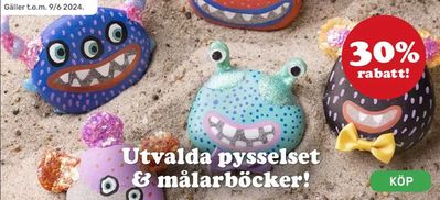 Erbjudanden av Leksaker och Barn i Skellefteå | 30% rabatt! Utvalda pysselset & målarböcker! de Stor & Liten | 2024-05-30 - 2024-06-09