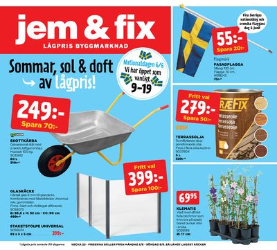 Jem&Fix-katalog i Linderöd | Jem&Fix reklamblad | 2024-06-02 - 2024-06-09