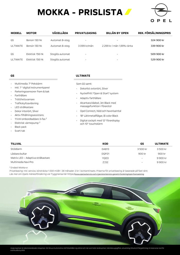 Opel-katalog | Opel Mokka | 2024-06-06 - 2025-06-06